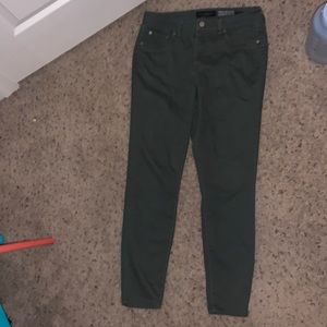 Size 10 army green high rise jeggings